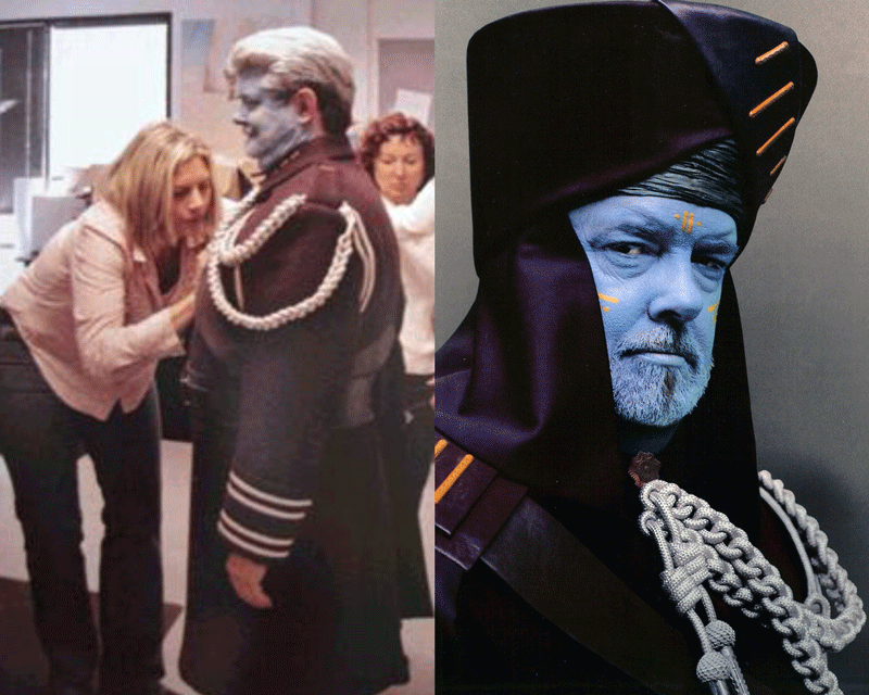 Baron Papanoida, in Revenge of the Sith, for almost 5 seconds - George Lucas !