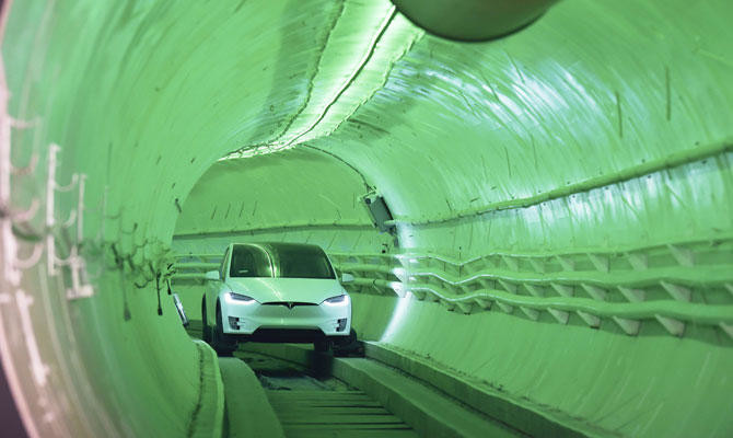 Underground Transportation in LA Elon Musk